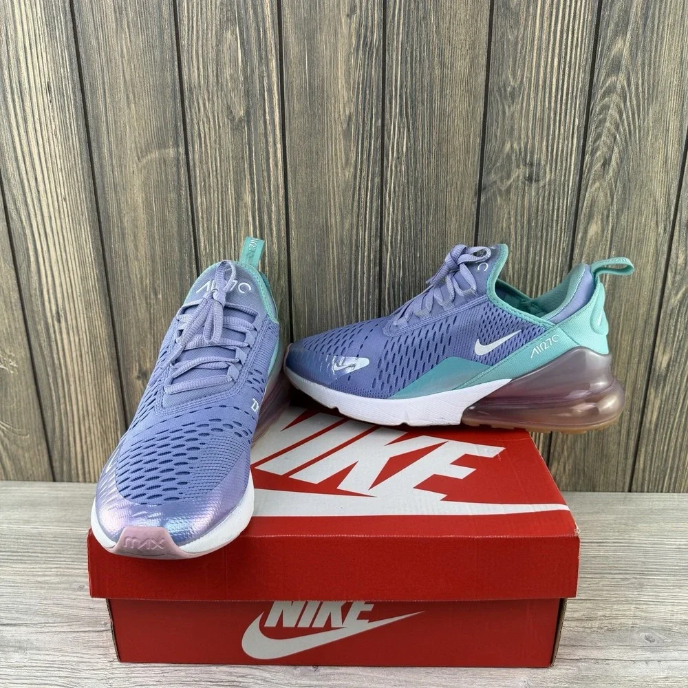 Nike Air Max 270 GS Twilight Pulse White BV1236-400 Youth 7Y Women's 8.5 Shoes